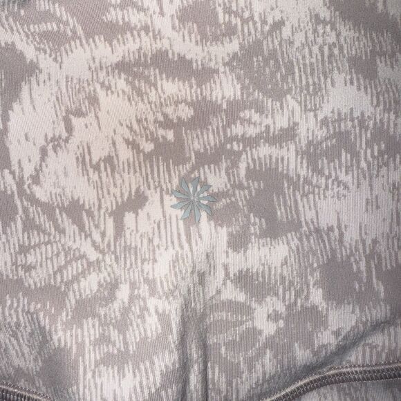 Athleta Elation Textured Tight Frosted Floral Velvety PINK Pastel XS Leggings - Picture 8 of 11